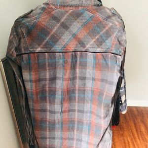 Mens affliction button down